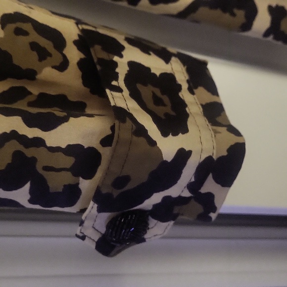 Animal Print Trench Coat - Picture 2 of 5